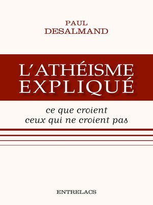 cover image of L'athéisme expliqué